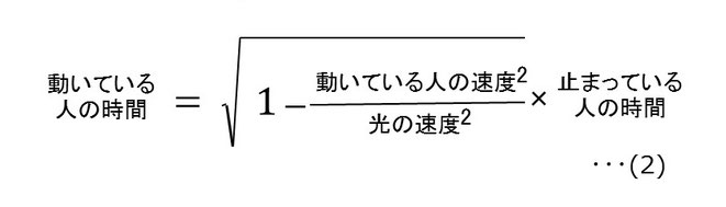 時間の遅れの計算式(日本語解説)