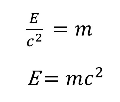 E=mc^2