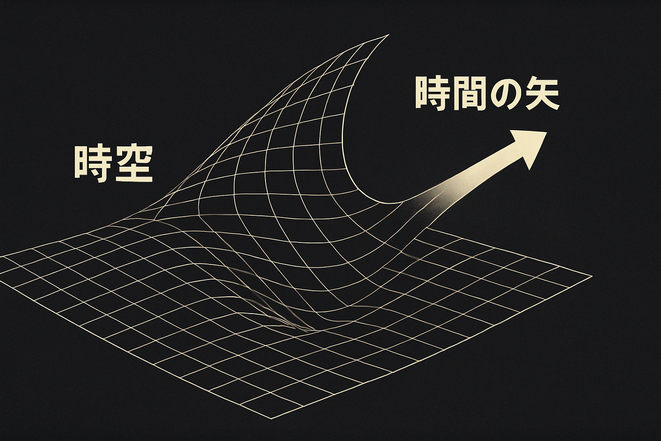 時間方向への歪みとしての弱い力