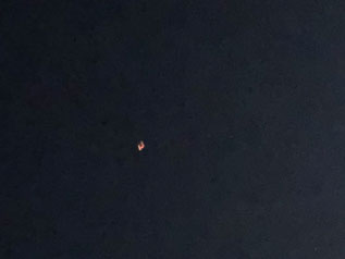 夜空に光るUFOimage