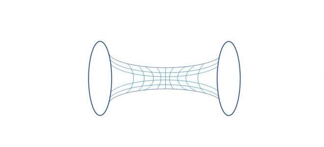 従来のワームホールイメージ