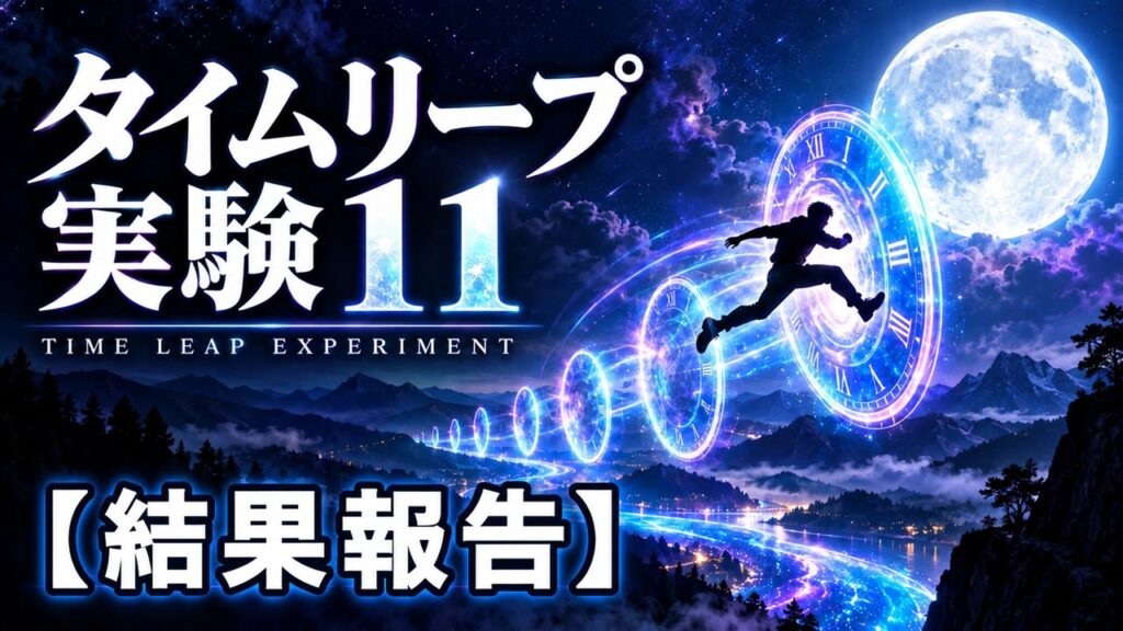 タイムリープ実験11 結果報告